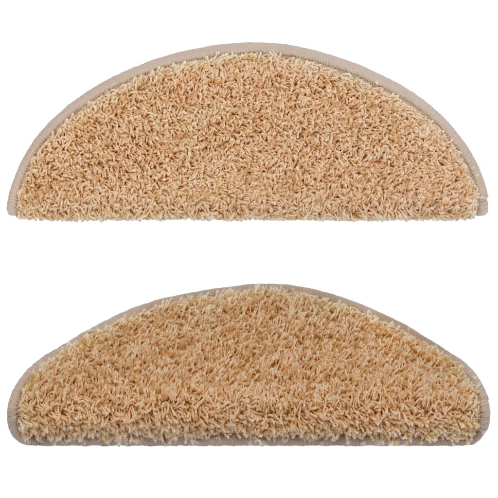 VidaXL 15 st Trapmatten 65x25 cm crème