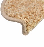 VidaXL 15 st Trapmatten 65x25 cm crème
