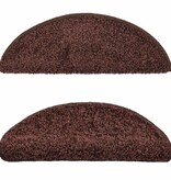 VidaXL 15 st Trapmatten 65x25 cm bruin