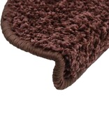 VidaXL 15 st Trapmatten 65x25 cm bruin