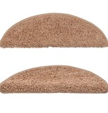 VidaXL 15 st Trapmatten 56x20 cm beige