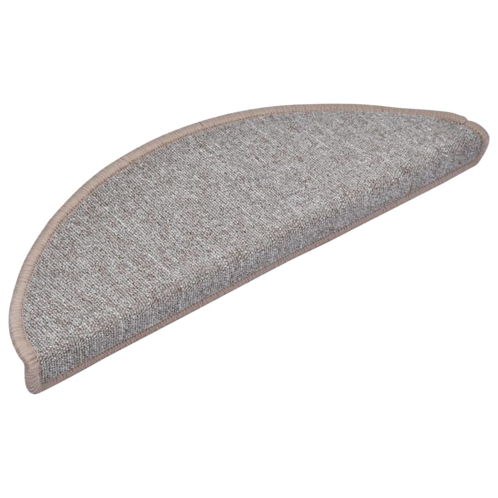 VidaXL 15 st Trapmatten 65x24x4 cm lichtbruin