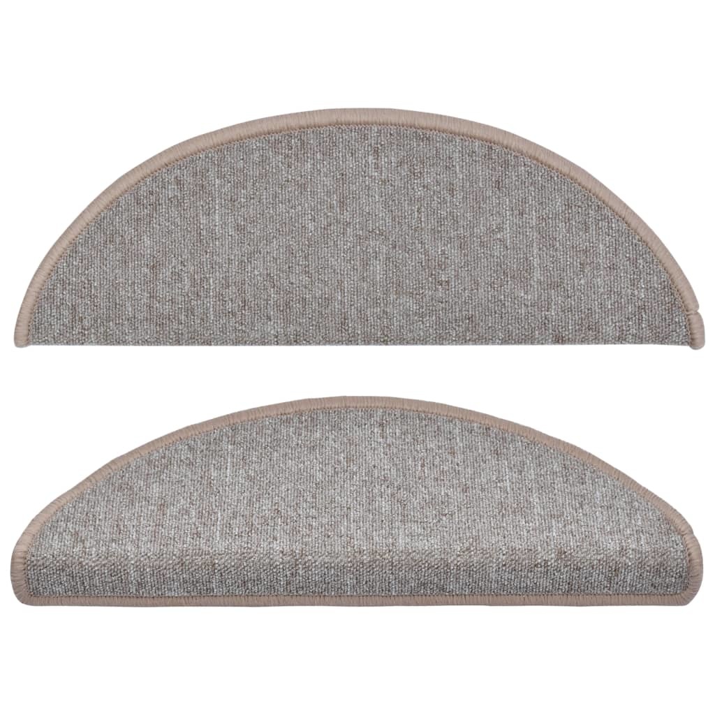 VidaXL 15 st Trapmatten 65x24x4 cm lichtbruin