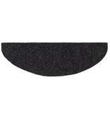 VidaXL Trapmatten zelfklevend 65x21x4 cm naaldvilt donkergrijs 15 st