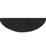 VidaXL Trapmatten zelfklevend 54x16x4 cm naaldvilt donkergrijs 15 st