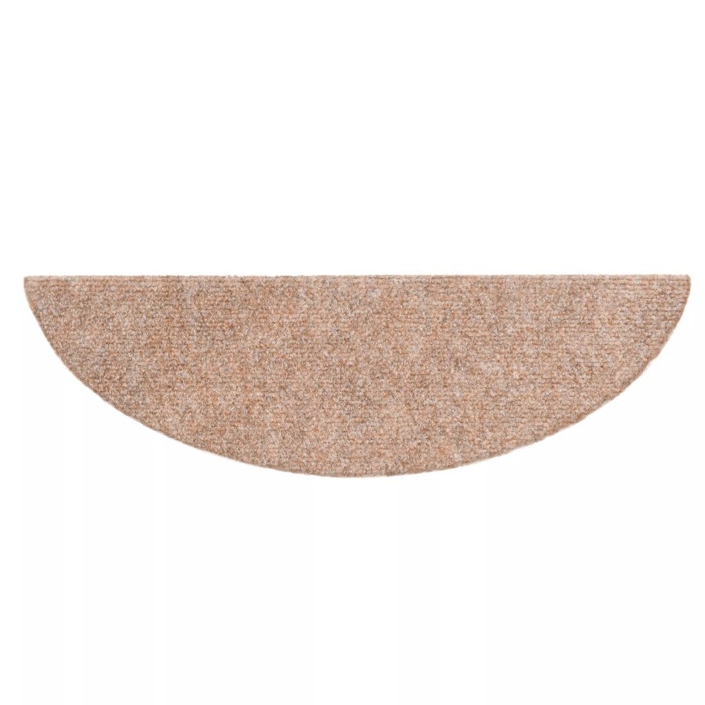 VidaXL Trapmatten zelfklevend 54x16x4 cm naaldvilt bruin 15 st