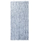 VidaXL Vliegengordijn 100x220 cm chenille zilverkleurig