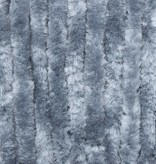 VidaXL Vliegengordijn 90x220 cm chenille zilverkleurig