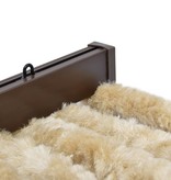 VidaXL Vliegengordijn 90x220 cm chenille beige