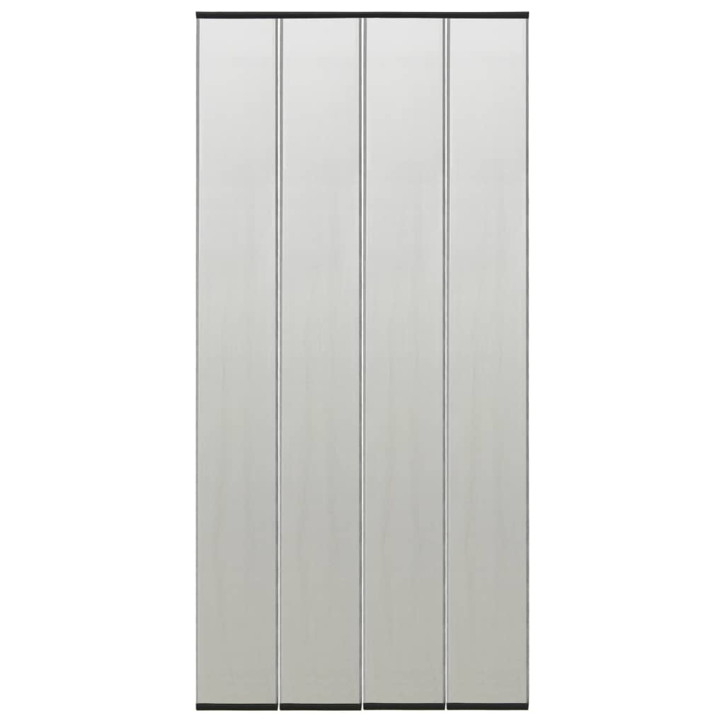VidaXL Vliegengordijn 4-delig 120x240 cm mesh zwart