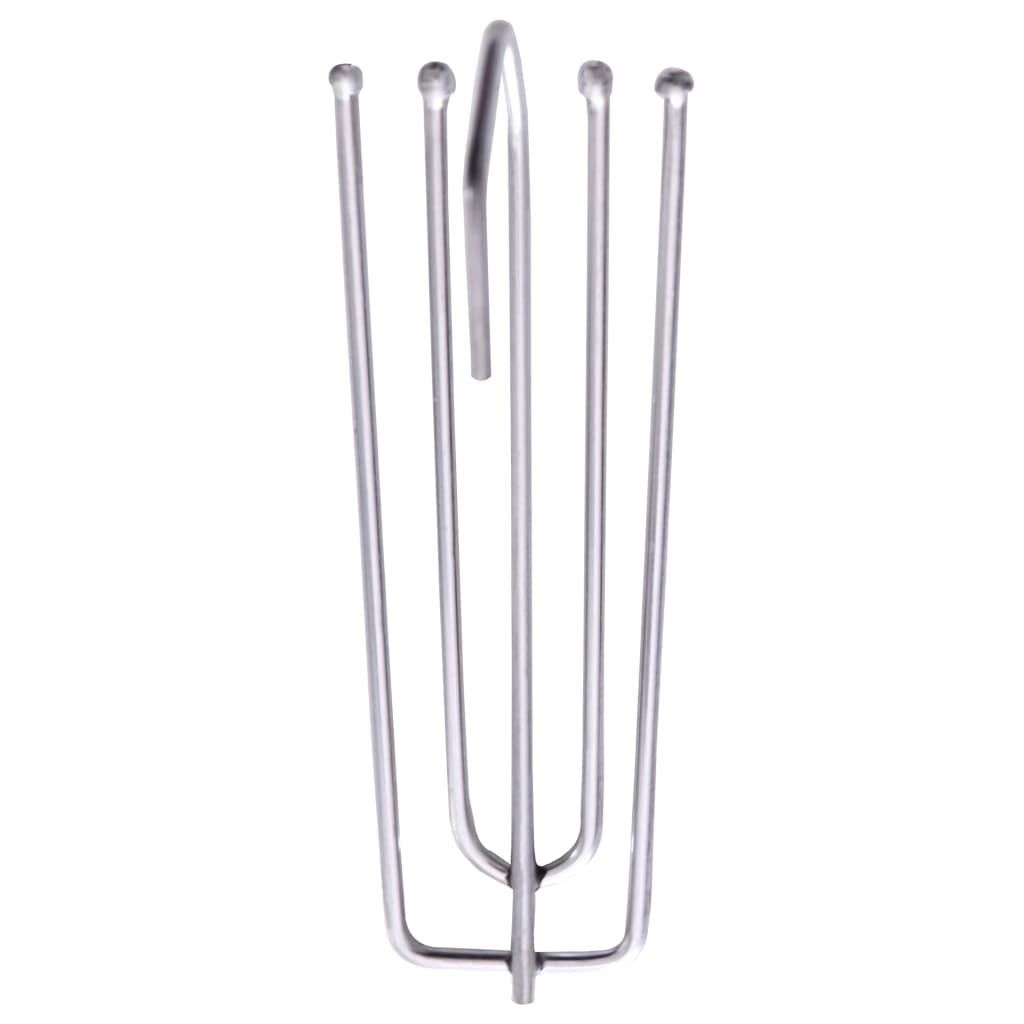 VidaXL Gordijn verduisterend met haken 290x245 cm fluweel antiekroze