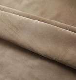 VidaXL Gordijnen verduisterend 2 st met haken 140x175 cm fluweel beige