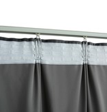 VidaXL Gordijnen verduisterend 2 st met haken 140x225 cm fluweel antraciet
