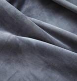 VidaXL Gordijn verduisterend met ringen 2 st 140x225 cm fluweel grijs