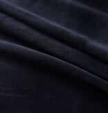 vidaXL Gordijn verduisterend met ringen 2 st 140x175 cm fluweel zwart