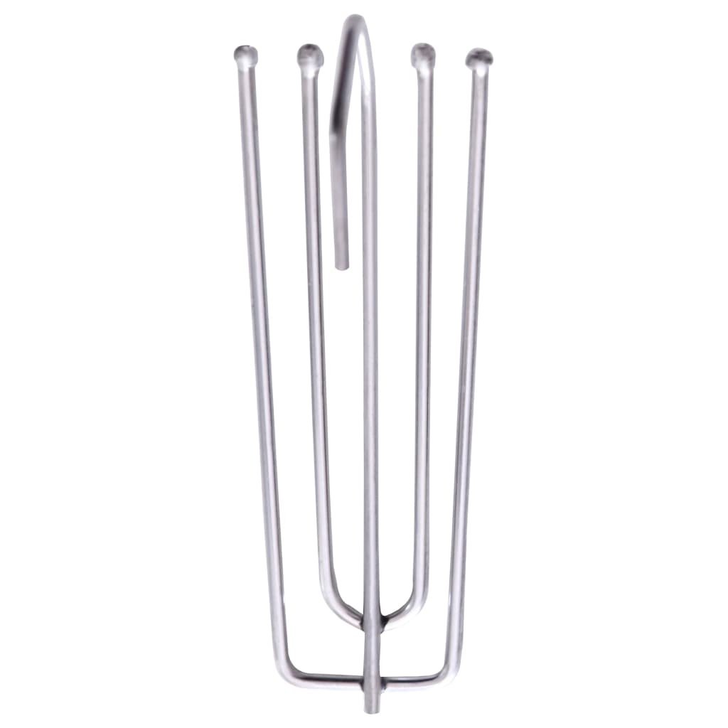 VidaXL Gordijnen verduisterend met haken 2 st 140x245 cm gebroken wit