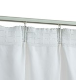 VidaXL Gordijnen verduisterend met haken 2 st 140x225 cm gebroken wit