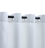 VidaXL Gordijnen verduisterend met ringen 2 st 140x245 cm gebroken wit