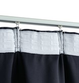 VidaXL Gordijnen verduisterend met haken 2 st 140x245 cm antraciet