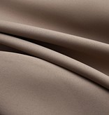 VidaXL Gordijn verduisterend met metalen ringen 290x245 cm taupe