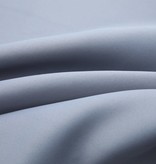 VidaXL Gordijn verduisterend met metalen ringen 290x245 cm grijs