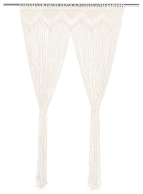 VidaXL Gordijn macramé 140x240 cm katoen