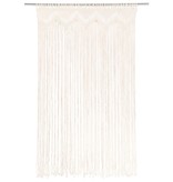 VidaXL Gordijn macramé 140x240 cm katoen