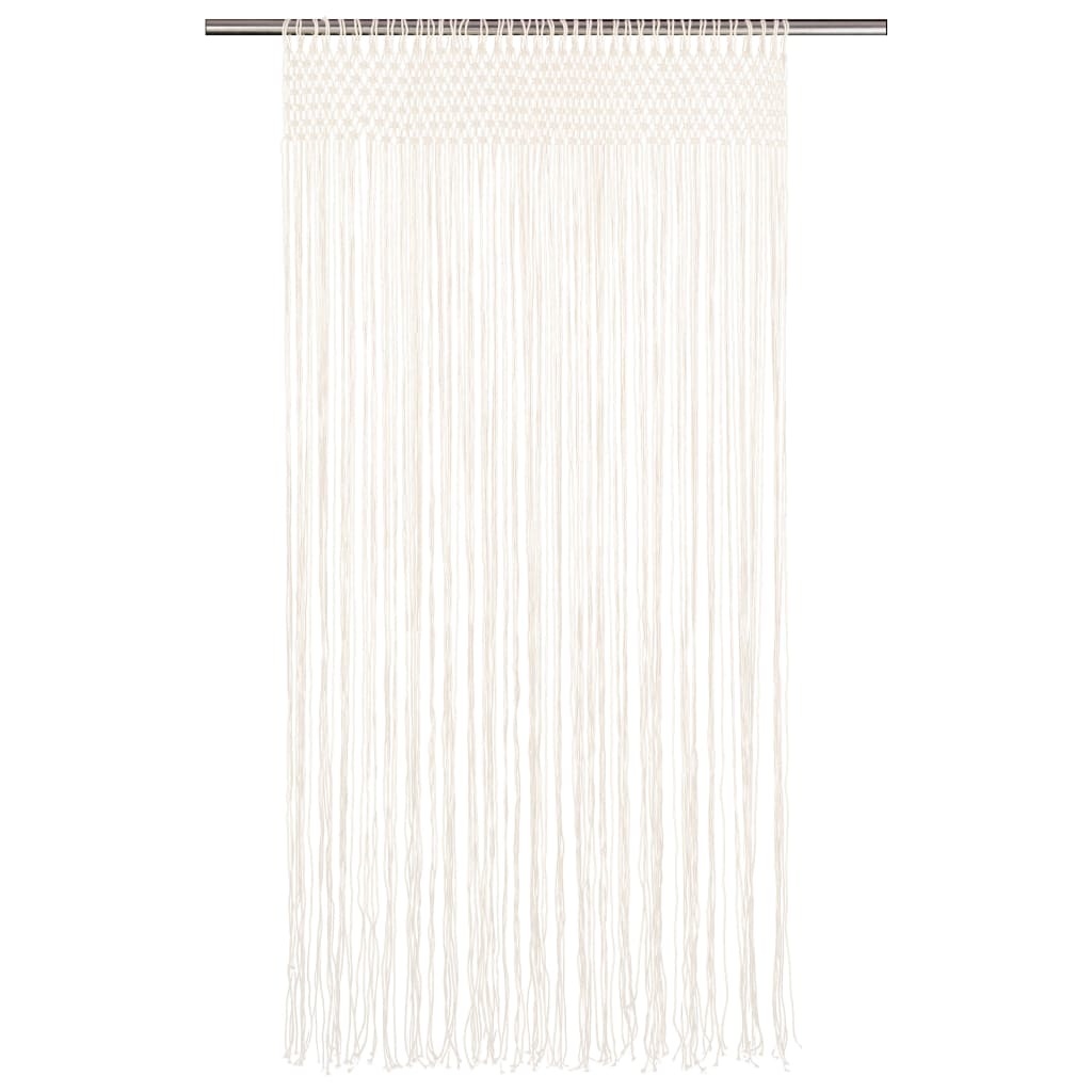 VidaXL Gordijn macramé 140x240 cm katoen
