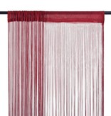 VidaXL Dradengordijnen 100x250 cm wijnrood 2 st