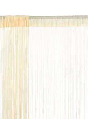VidaXL Draadgordijnen 100x250 cm crème 2 st