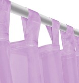 VidaXL Gordijnen voile 140x245 cm lila 2 st