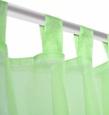 VidaXL Gordijn Appelgroen 140x225 cm (2 stuks)