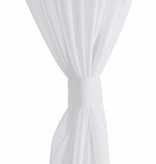 VidaXL Gordijn Wit 140x245 cm (2 stuks)