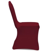 VidaXL Stoelhoezen stretch 18 st bordeauxrood