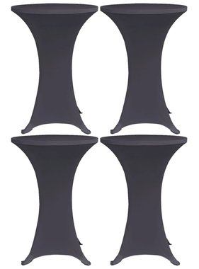 VidaXL Tafelhoes stretch 4 st 70 cm antraciet