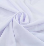 VidaXL 2 st Tafelhoezen stretch met rok 120x60,5x74 cm wit