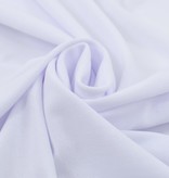 VidaXL 2 st Tafelhoezen stretch met rok 150x74 cm wit