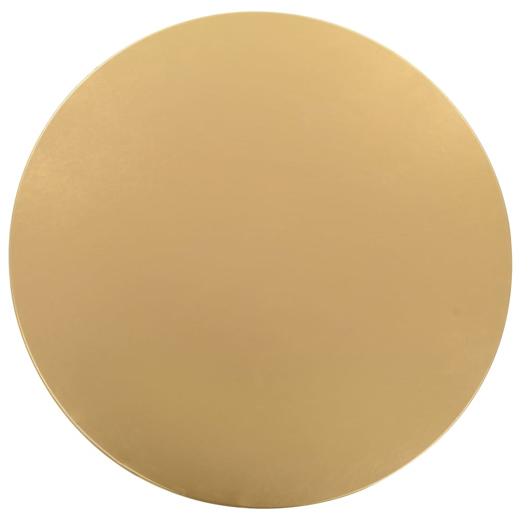 vidaXL 2 st Tafelhoezen stretch 80 cm goud