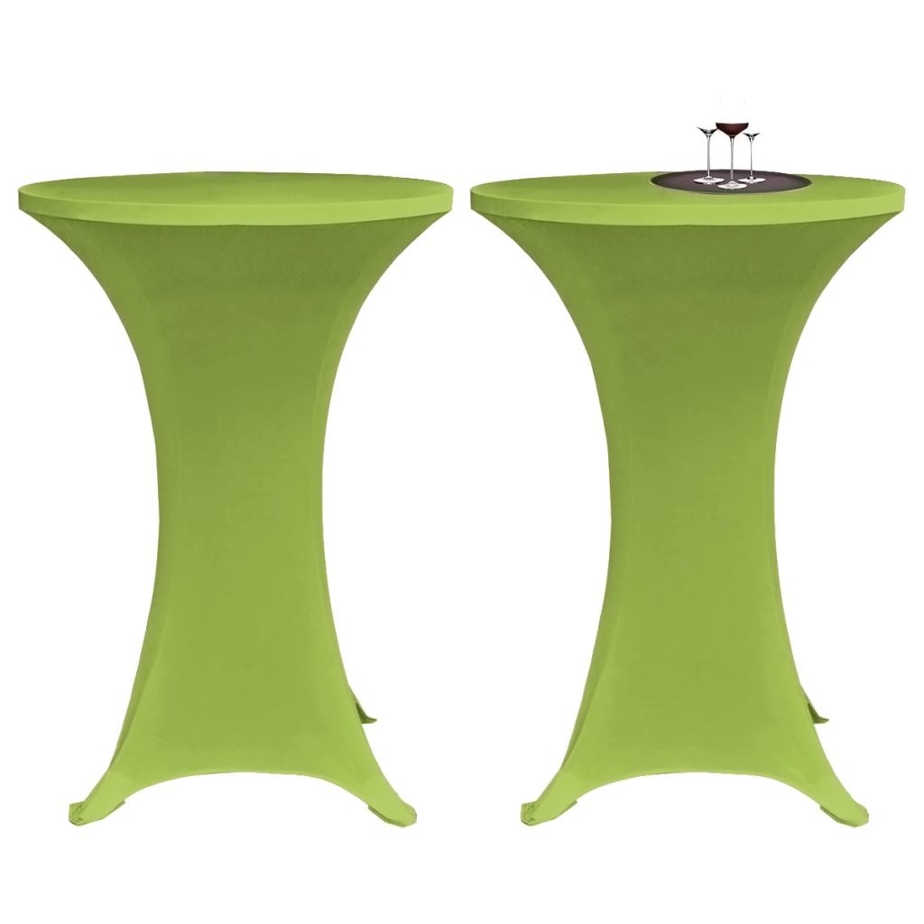 vidaXL Tafelhoes stretch 2 stuks 70 cm groen