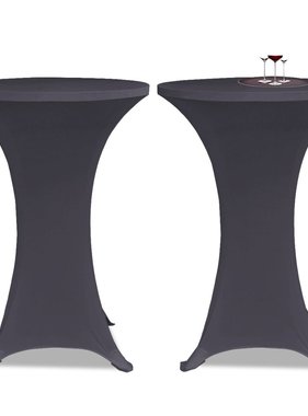 VidaXL Tafelhoes stretch 2 stuks 70 cm antraciet