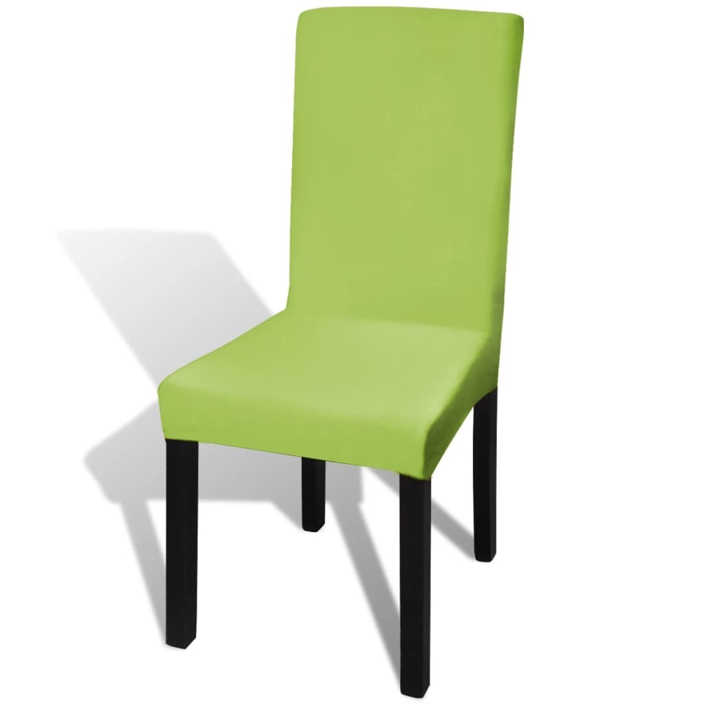 VidaXL Stoelhoes stretch recht 4 stuks groen
