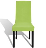 VidaXL Stoelhoes stretch recht 4 stuks groen