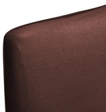 VidaXL Stoelhoes stretch recht 4 stuks bruin