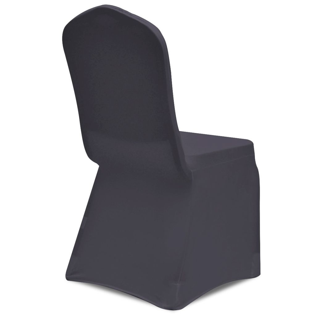 VidaXL Stoelhoes stretch antraciet 4 stuks