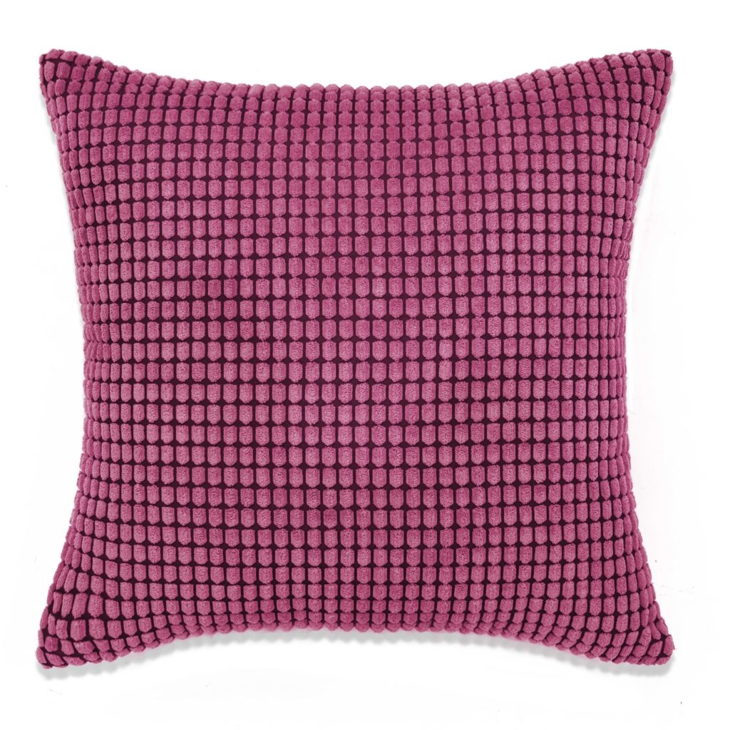 vidaXL Sierkussenset 60x60 cm velours roze 2-delig