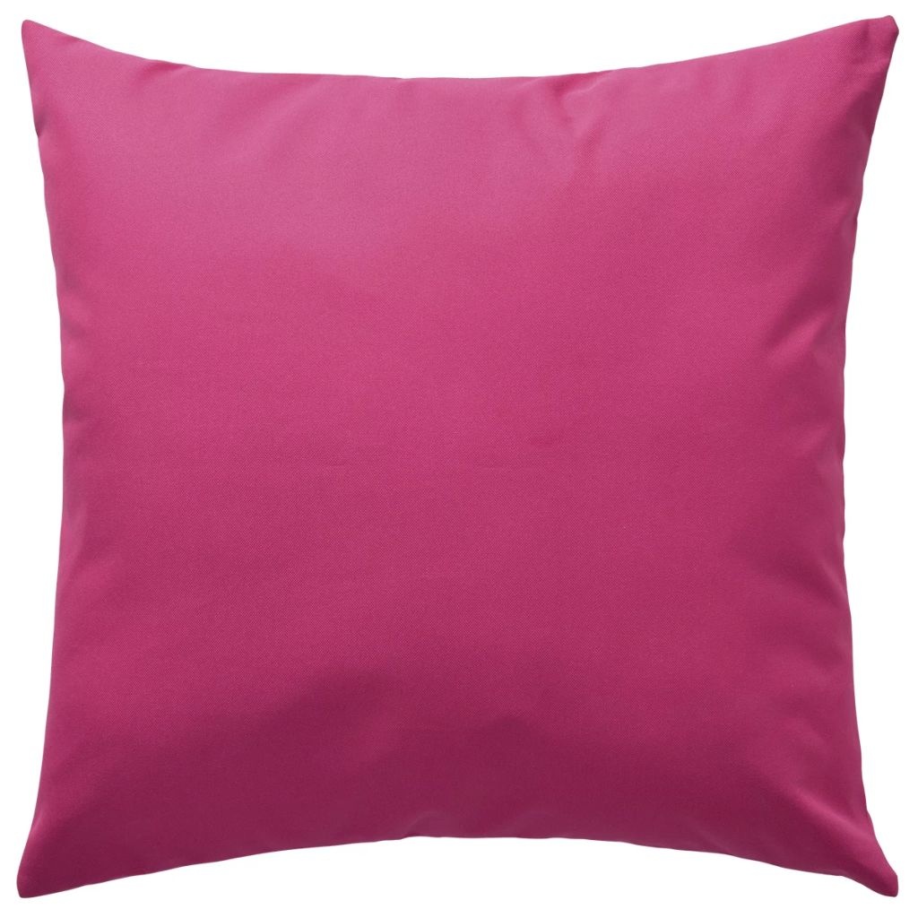 vidaXL Buitenkussens 45x45 cm roze 4 st