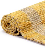 VidaXL Vloerkleed handgemaakt 120x180 cm jute geel