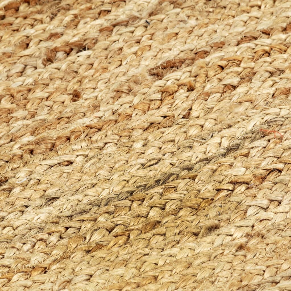 VidaXL Vloerkleed handgemaakt 120x180 cm jute naturel