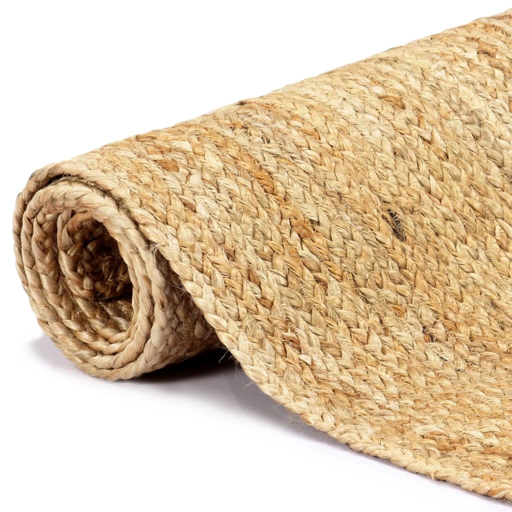 VidaXL Vloerkleed handgemaakt 120x180 cm jute naturel