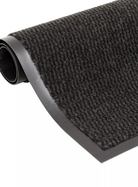 VidaXL Droogloopmat rechthoekig getuft 120x180 cm zwart